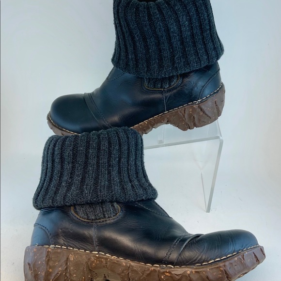 ⚡️SOLD El Naturalista Yggdrasil Sweater Cuff Boots - Picture 3 of 8
